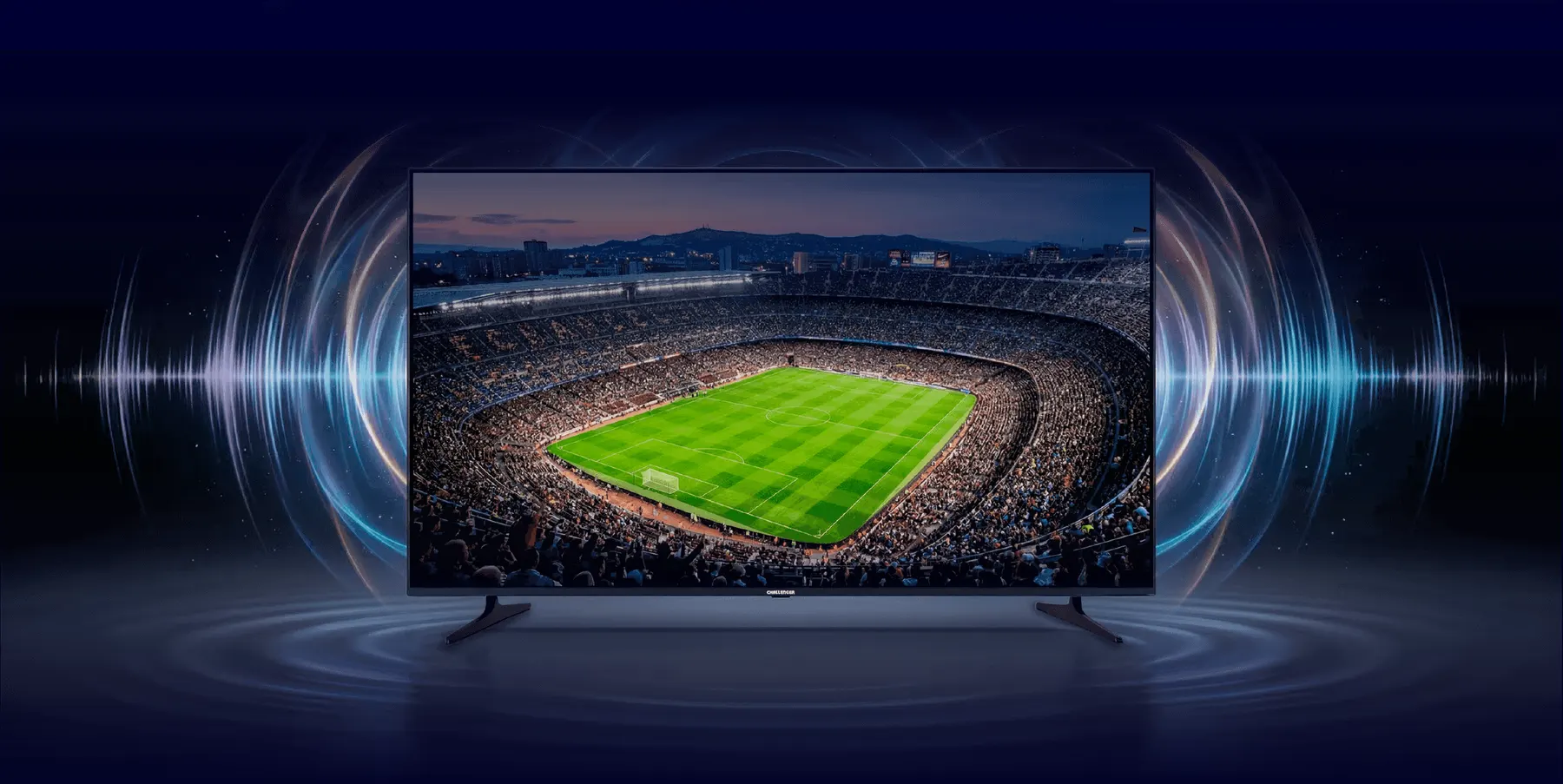 Televisor con experiencia de sonido envolvente